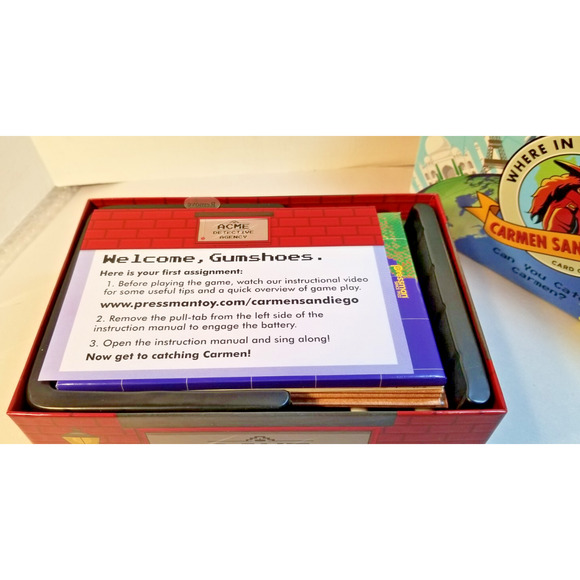 Where in the World is Carmen Sandiego? Card Game Unplayed Opened Complete - Picture 2 of 10